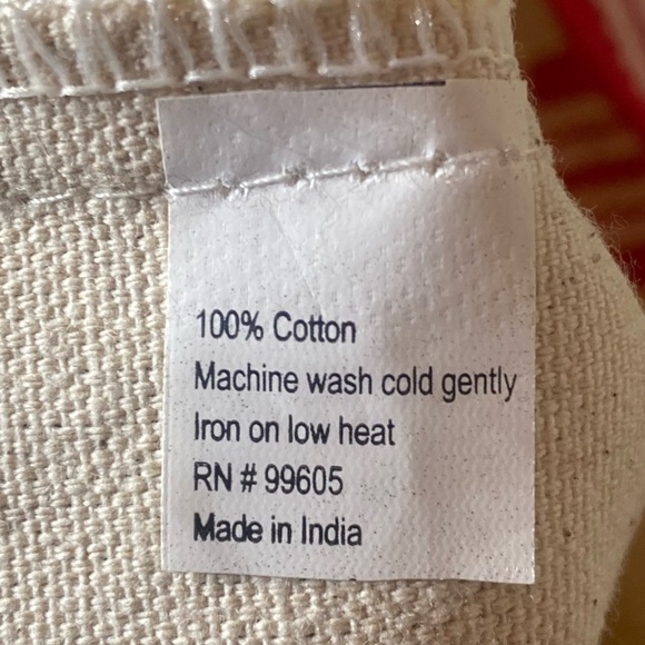 Rae Dunn "FA LA LA" Tote Bag - Picture 4 of 4